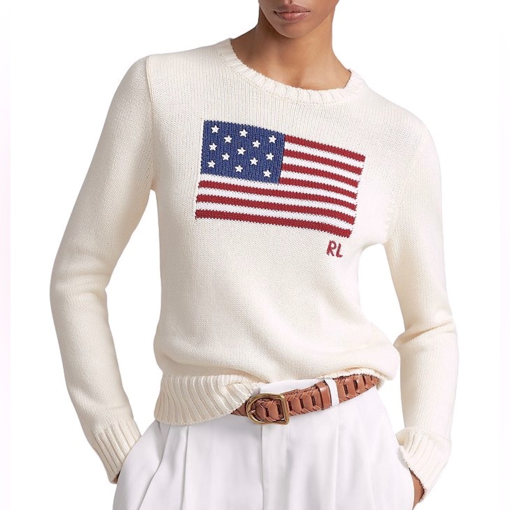 Ralph Lauren Flag Sweater XS